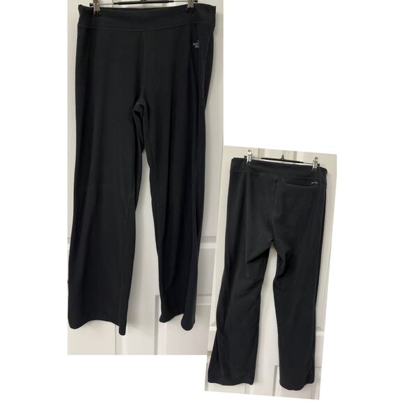 The North Face TKA100 black medium fleece straight leg sweatpants womens - Picture 7 of 8